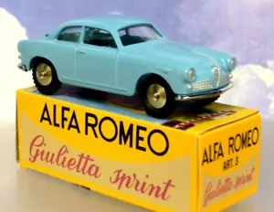 SUPERB HACHETTE DIECAST MERCURY TOYS ALFA ROMEO GIULIETTA SPRINT VELOCE IN BLUE - Picture 1 of 4