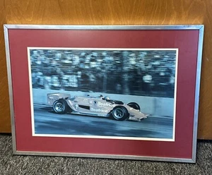 Marco Andretti #1 INDY CAR RACING ON TRACK Beatrice Framed 21” X 15” VTG - Picture 1 of 8