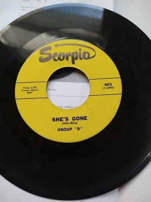 Garage Punk Psych 45 Group "B" I Know Your Name Girl BLUE CHEER NM To Mint  - Image 1 of 2