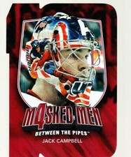 2011-12 Between The Pipes Masked Men 4 Ruby #11 Jack Campbell