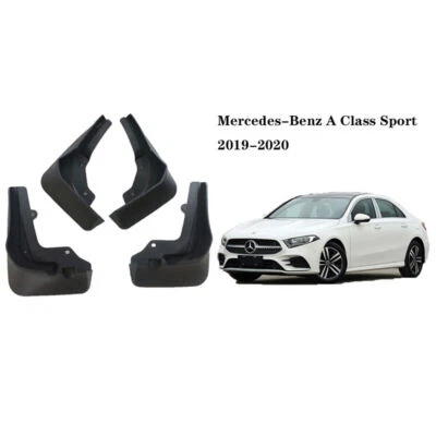 4pcs Heavy Duty Molded Splash Mud Flaps Guards Fenders For Benz A Class Sport - Image 1 of 4