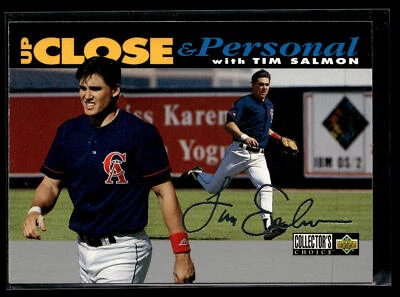 1994 Collector's Choice Tim Salmon #639 Silver Signature California Angels - Image 1 of 2