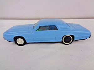 Vintage Bandai 1967 Ford Thunderbird Baby Blue Tin w/Litho Interior - Picture 1 of 7