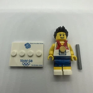 Lego CMF Team GB - Olympic Track Runner / Relay Minifigure (8909) - Foto 1 di 2