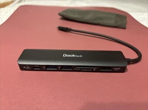 Dockteck 7-in-1 Dockingstation USB C Hub mit 4K HDMI, Ethernet & SD Kartenleser - Bild 1 von 3