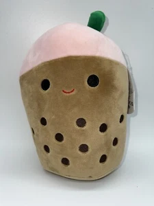 SQUISHMALLOW Bernice Boba Tea 8” Soft Food Stuffed Plush New NWT Kelly Toy - Picture 1 of 5