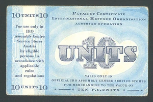 🔴ÖSTERREICH 10 Einheiten ND1945-46 AU UNITED NATIONS WW2 - IRO Campbel #7362🔴 - Bild 1 von 2
