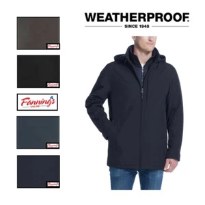 Men's WEATHERPROOF ULTRA STRETCH TECH Jacket Full Zip Coat | G24 - Picture 1 of 25