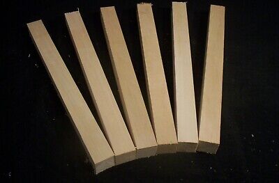 6 Piece Basswood Carving Wood Craft 1 X 1 X 12 Inches Craft Lumber • 6.78€