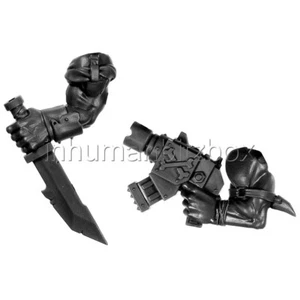 KOR54 PAIRE BRAS KIKOUP FLING KOMMANDO ORK WARHAMMER 40000 W40K BITZ 98-106 - Imagen 1 de 1