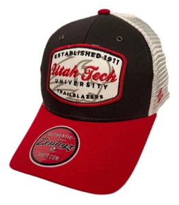 Zephyr NCAA Utah Tech Trailblazers “Calling Card” Curved Bill Mesh ADJ Hat NWT - Picture 1 of 6