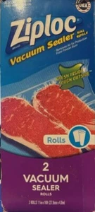 Ziploc Vacuum Sealer Bag Roll Refills 11" x 16” • Vacuum Seal - Picture 1 of 1
