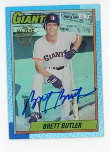 C486 BRETT BUTLER AUTO 2005 TOPPS ALL TIME FAN FAVORITES RAINBOW 2/10 RARE SP - Picture 1 of 2
