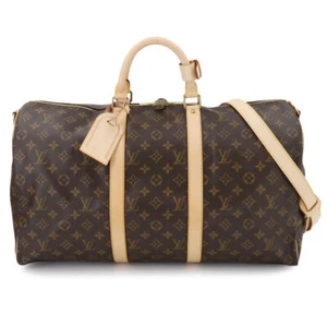 LOUIS VUITTON Monogram Keepall Bandouliere 50 Luggage M41416 Brown 90268509 - Bild 1 von 11
