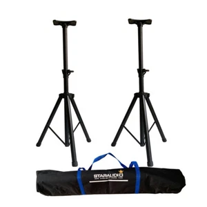 2 Stück Lautsprecher Stahl Ständer Halterung Halter Schwerlast Stativ Ständer 1 Stück Tragetasche - Bild 1 von 24