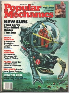 Popular Mechanics January 1985. New Subs: Miles Under The Sea. Good - Picture 1 of 2
