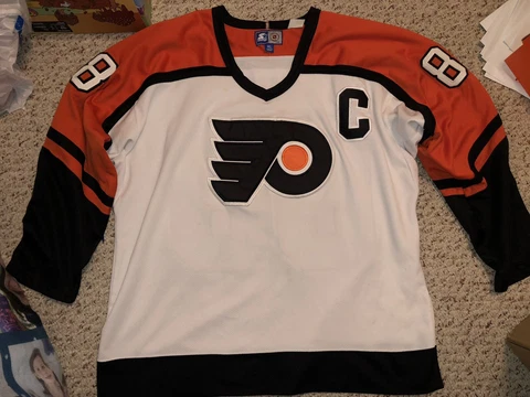 Vintage Starter Philadelphia Flyers #88 Eric Lindros Adult Jersey XL Cover