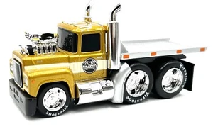 MUSCLE MACHINES MACK FLATBED MUSCLE TRANSPORTS LOOSE - Picture 1 of 4