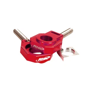 RHK Axle Blocks for Husqvarna SM 610 S 2005-2007 >Red - Picture 1 of 1
