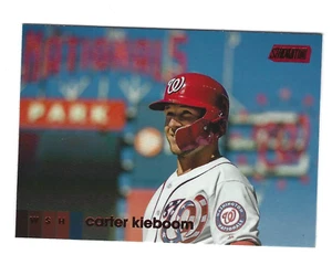 CARTER KIEBOOM 2020 TOPPS STADIUM CLUB BASEBALL RED FOIL - SP - Picture 1 of 1