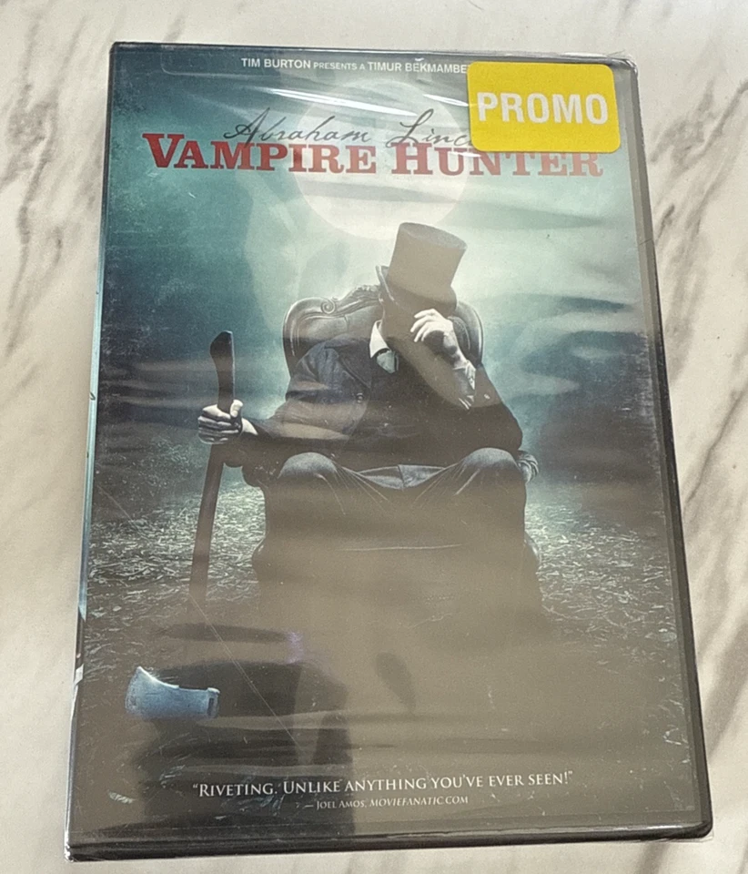 Abraham Lincoln: Vampire Hunter (DVD, 2012) Thriller Horror Tim Burton. B3 - Image 1 of 1