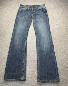 Rock & Roll jeans mens size 30x33 regular bootcut blue medium wash denim pistol - Picture 1 of 11