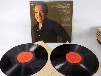ANDY WILLIAMS THE IMPOSSIBLE DREAM ALBUM COLUMBIA KG-31064 DOUBLE LP EX/VG+ - Image 1 of 4