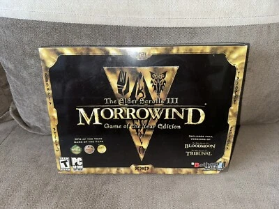 The Elder Scrolls III: Morrowind GotY Edition - Big Box Edition PC NEW & SEALED - Image 1 of 4