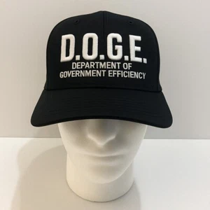 Cappello DOGE MAGA Nero Elon Trump Meme Cap Dipartimento Efficienza Governativa - Foto 1 di 6