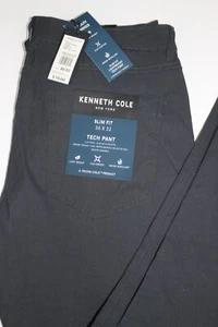 KENNETH COLE MEN'S CHARCOAL SLIM FIT PERFORMANCE Stretch Golf Pants SZ: 36 X 32 - Picture 1 of 2