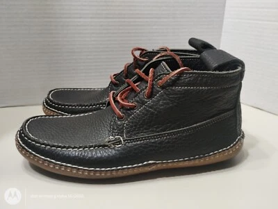 VTG Willis&Geiger Leather Moccasins Navy Blue Excellent! Size 8D  - Image 1 of 4