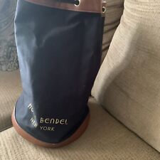 Henri Bendel New York Leather Bucket  Backpack