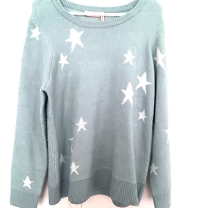 LADIES MILLERS AQUA BLUE SZ S 14-16 STAR JUMPER SWEATER - Picture 1 of 6
