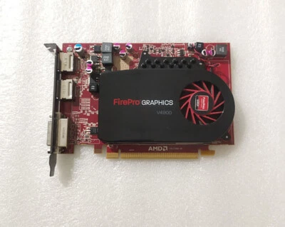 AMD Firepro V4900 1GB GDDR5 Dual DP+DVI Professional Graphics Card - Image 1 of 3