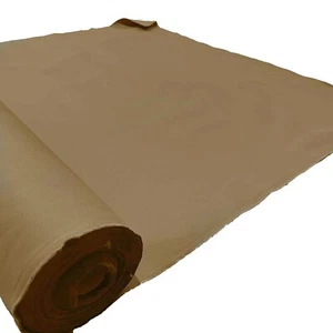 COYOTE BROWN 14OZ COTTON CANVAS WATERPROOF FABRIC Heavy Outdoor Tarpaulin Covers - Picture 1 of 6