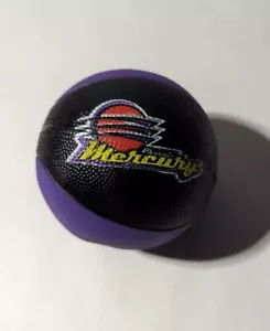 VINTAGE PHOENIX MERCURY WNBA SPALDING MINI BASKETBALL INFLATABLE BALL - Picture 1 of 4