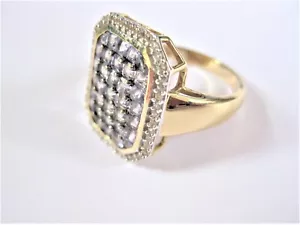 Anillo De Oro 585 Con Amatistas Y Diamantes, 5,47 g - Imagen 1 de 3
