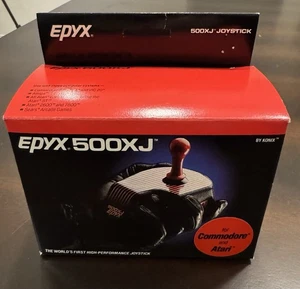EPYX 500XJ Konix Controller Joystick for Commodore 64 Amiga / Atari W/ CIB - Afbeelding 1 van 11