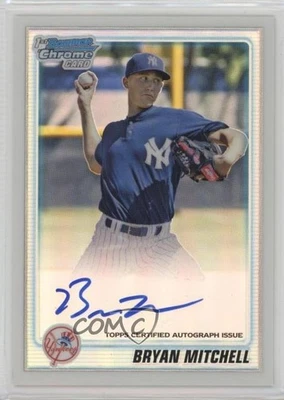 2010 Bowman Chrome Prospects Refractor Auto /500 Bryan Mitchell #BCP118 Auto - Image 1 of 2