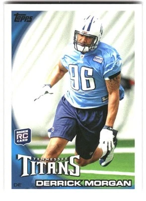 Derrick Morgan 2010 TOPPS #362 RC Tennessee Titans - Image 1 of 2