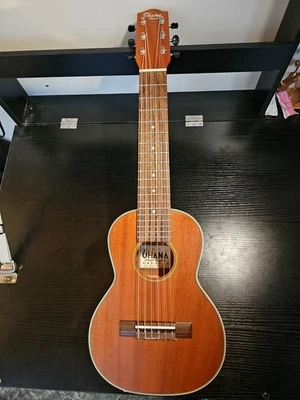 Ohana Tkg-20 Mahogany Micro Guitar 6 String Ukulele - Image 1 of 4