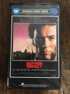 SUDDEN IMPACT … CLINT EASTWOOD … EDITION LOCATIVE ... WARNER HOME VIDEO ... VHS - Picture 1 of 5