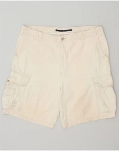Pantaloncini cargo NAUTICA uomo clipper vestibilità rilassata W38 XL beige ZW06 - Foto 1 di 3