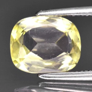💎 1.22ct 8x6.5mm Cushion Natural Yellow Scapolite - Tanzania Gemstone - Picture 1 of 4