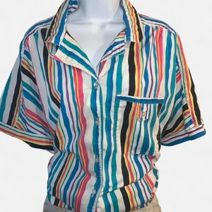 Vintage Just For Women gestreifte Bluse - Größe 22W - Bild 1 von 5