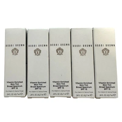 Bobbi Brown Vitamin Enriched Skin Tint Moisturizer SPF 15 Deep 2 0.24 oz X 5 - Image 1 of 3
