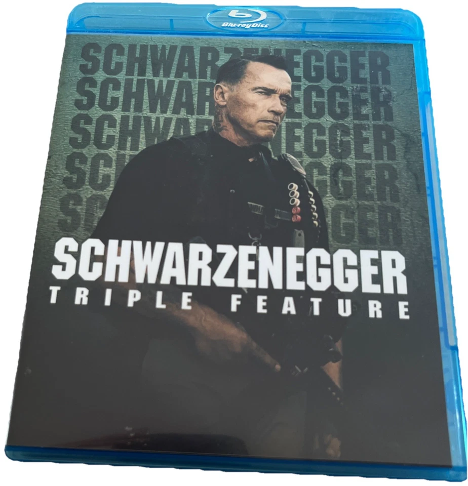 Schwarzenegger Triple Feature Blu-ray ,  3 Disc Set.  Arnold Schwarzenegger - Image 1 of 2