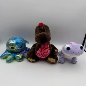 Plush Toy Lot Octopus Dinosaur Lizard Stuffed Animal Kids Gift Bundle - Picture 1 of 9