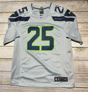 Seattle Seahawks Richard Sherman #25 Mens Size Large Gray NIKE Jersey - Picture 1 of 8