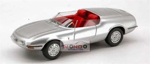 1 43 Spark ABARTH 1000 GT SPIDER 1964 SILVER SP1302 Modellino